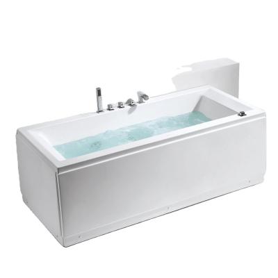 China FICO Three Side Skirt Wholesale Hydromassage Bathtubs Whirlpool Hot Tub & Pour Wholesale Jakuzi Tab Swim Spa Bath Tubs Indoor Acrylic For Bathroom for sale