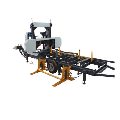 China Horizontal Band Saw Mill Diesel Engine Horizontal Band Saw Trailer Quality Diesel Portable Sawmill for sale