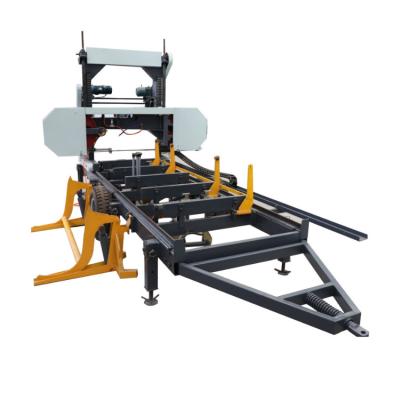 China Horizontal portable band saw woodworking machine horizontal portable chainsaw machine factory direct use for sale