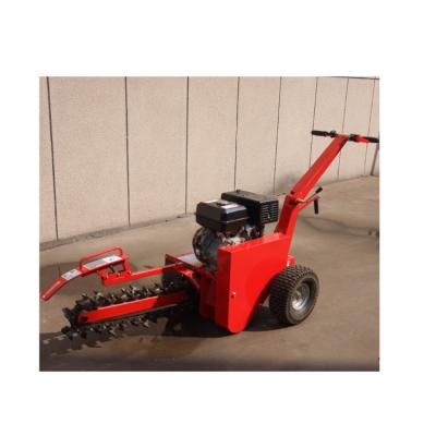 China Building Material Shops 15Hp Gasoline Engine Powered Mini Trencher Farm Equipment Mini Trencher for sale