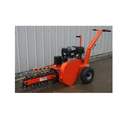 China Building Material Stores Mini Track Trencher Plow 15Hp Gasoline Engine Powered Mini Trencher for sale