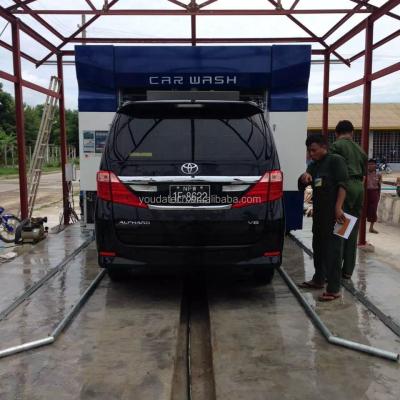 China Automatic rollover car wash steel hot galavanzing machine installed at car wash station for sale