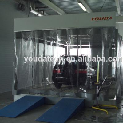 China CE approved prep station spray booth with basement 7450x3550x3100mm (LxWxH) for sale