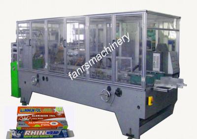 China Küchen-Rollenkasten-Aluminiumfolie-Verpackmaschine 5.5kw mit PLC-digitaler Steuerung zu verkaufen