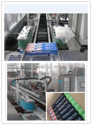 China Aluminum Foil Rolls Carton Packaging Machine FOR Color Box Packing for sale