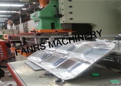 China Mehrfacher Hohlraum formt Aluminiumfolie-Behälter-Maschine mit Siemens CPU-Prüfer PLC zu verkaufen