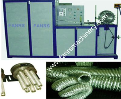Китай Алюминиевый гибкий трубопровод формируя машину с стальным проводом для трубопровода HVAC продается