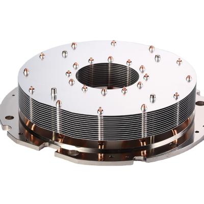 China Led Lighting Heatsink 12 Heatpipes Round Large Extruded Hollow Aluminum Tube Heatsink For Video Heatsinks Bulb LED Light Spot Heat Sink for sale