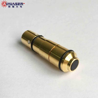 China Dry Fire Training Laser Bullet 9mm Gold Plated Laser Cartridge for Pistol Shooting Simulator Practice for sale