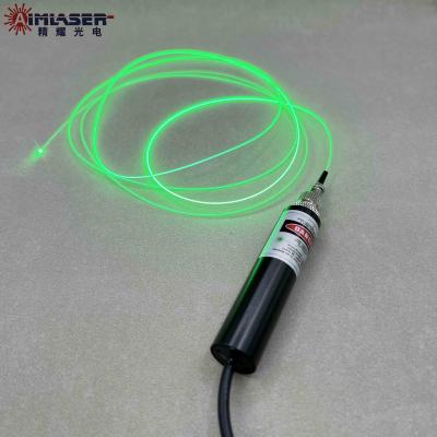 China Módulo de diodo laser acoplado a fibra coaxial 520nm 30mW 170um Corning Light Diffusing Fiber Laser Source à venda