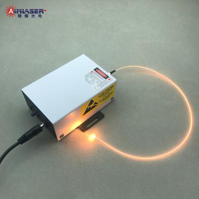 China Módulo de diodo láser acoplado a fibra RGB 12V 50mW Bluetooth Control Corning Luz difusora Fuente láser de fibra en venta