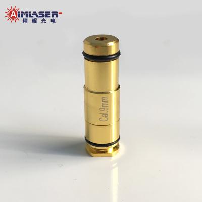 China 9mm Laser Bohrer Sighter Goldplattierte Pistole Kammer In Ausrichtung Werkzeug Kalibrator zu verkaufen