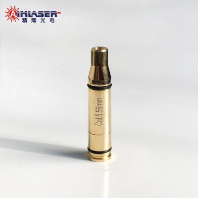 China 5.56mm 223 Laser-Bore Sight Goldplattierte Kammer In Gun Alignment Tool Kalibrator zu verkaufen