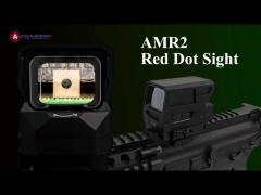 Military Grade Rifle Closed Red Dot Sight Tactical Scope Wide Field View Achromatic Lens