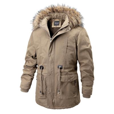 China Latest Fashion Best Selling Men's Warm Winter Cotton Jacket Outdoor Coat Windproof Price With Hood for sale