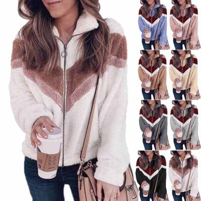 China 2022 Innovative New Product Women Winter Plush Cardigan Zipper Sweater Sustainable Warm Hoodies for sale