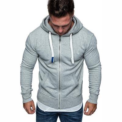 China Anti-wrinkle 2022 spring and autumn new sweater men's casual solid color cardigan fleece hoodie jacket for sale