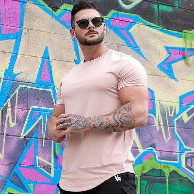 China Wholesale Summer Men's Loose Shorts Sports Breathable Cotton Leisure Sleeved Custom Logo T-Shirt for sale