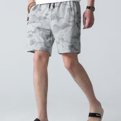 China Wholesale QUICK DRY Running Men's Summer Beach Wear Workout Wear Cotton Camouflage Print Loose Gym Shorts for sale