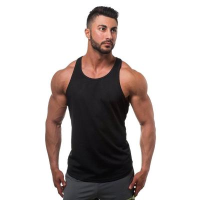 China Chinese factory hot sale men's fitness sports training vest QUICK DRY sweat absorbent solid color vest for sale