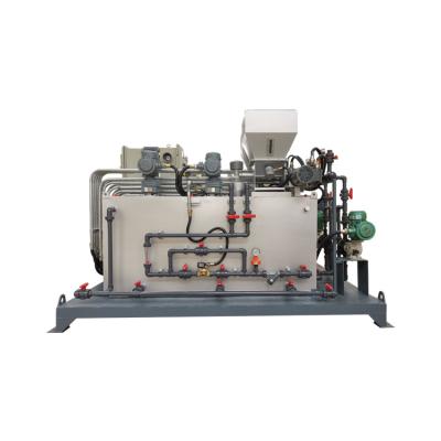 China Hotels dosing dissolving feed function is integrated fully automatic operation polymer dosing system unit in sewage treatment for sale