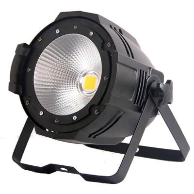 China 100W Theme Park Warm White / Professional Warm White COB LED Par Light 3200k 5600K Led Par Can Light for sale