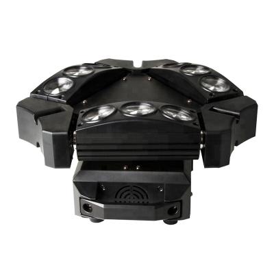 China Sports Ava Stages 9pcs*10w RGBW 4 in 1 LED Stage Beam Spider Moving Head Light for Night Club for sale