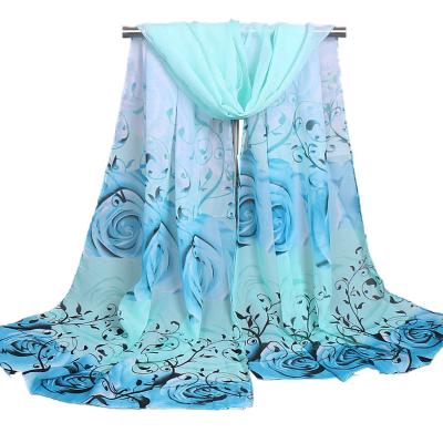 China Wholesale Price Factory Hot Selling Zhongyu Parasol Decoration Women Multicolor Hijab Chiffon Yarn Muslim Wearing Scarf for sale