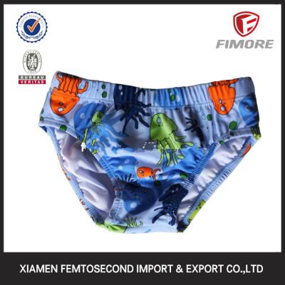 China 80%polyamide;20%elasthane baby's sea printed brief Swimwear brief for sale