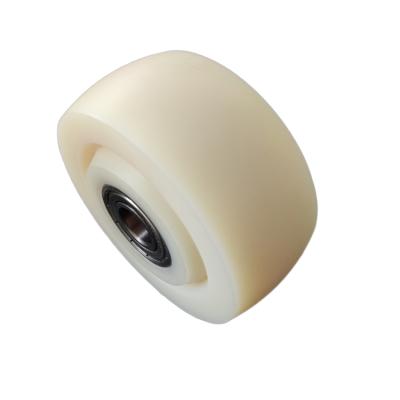 China Hotels Mc Machining Wheel Nylon Roller CNC Service Plastic Bearing Pulley for sale