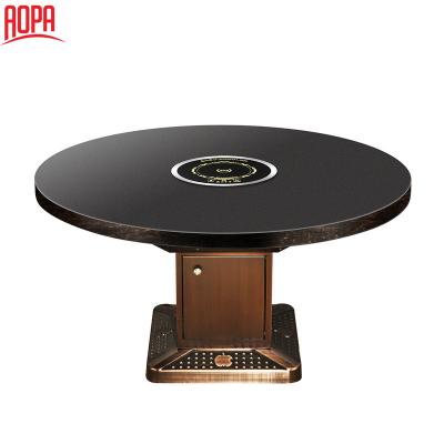 China Durable AOPA Regular Professional Round Korean BBQ Grill Electric Stove Board For Restaurant for sale