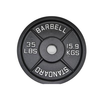 China High Quality Cast Iron Weight Plates Bumper Weight Plates Black Iron Bumper Plates for sale