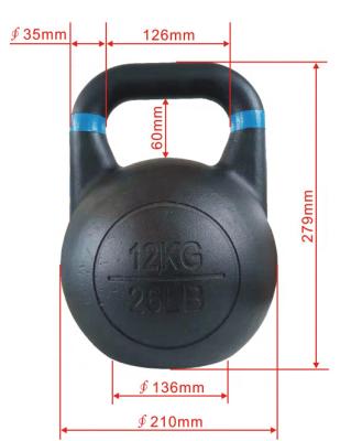 China High Quality and Durable Cast Iron Bodybuilding Competition Kettlebells for Gym for sale