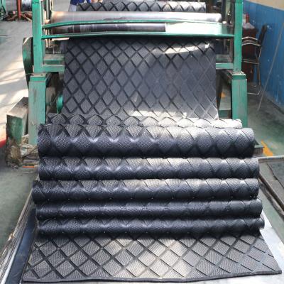 China Durable High Quality Sheet Rubber Black Cow Stable Mat for sale