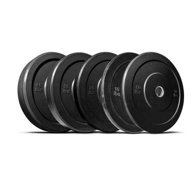 China Durable High Quality Rubber Coated Barbell Plates Discs Gym Strength Weight Lifting Plates for sale