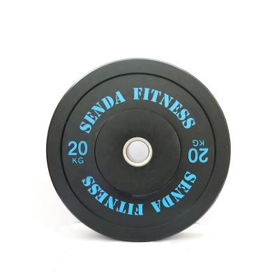 China Sale Universal Top Bumper Plates Rubber Barbell Bumper Plates Gym Weight Plates for sale