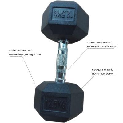 China Durable Hot Selling Hex Dumbbell Equipment Hex Dumbbell Set for sale