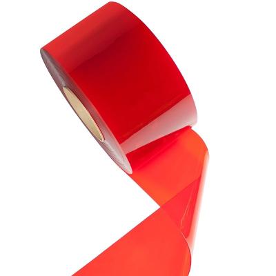 China Red Welding Industrial Plastic PVC Strip Curtain Rolls Rolls For Workshop for sale