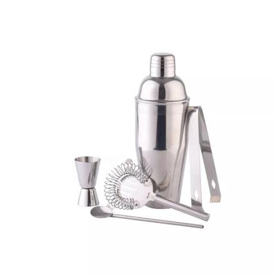 China Stainless Steel Bar Tool Kit Shaker Set Hot Sale 550ml Cocktail Barware Unique Shaker Sets for sale