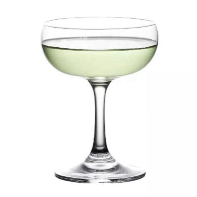 China / Champagne Glass Wide Mouth Champagne Bowl Round Tumbler Glass Bowl Stacked Champagne Sparkling Glass for sale