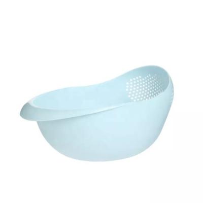 China Viable Sieve Rice Blanching Sieve and Bowl Pulses Fruit Vegetable Noodle Pasta Wash Bowl Sieve Drain Basket for sale