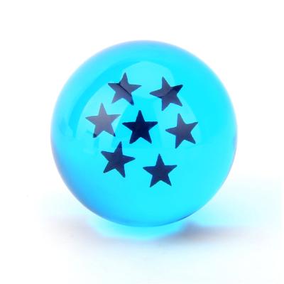 China Global Hot Sale 7pcs/set 4.3cm Dragon Ball Z Crystal Ball 7 Stars Resin Dragon Balls Set For Kids for sale