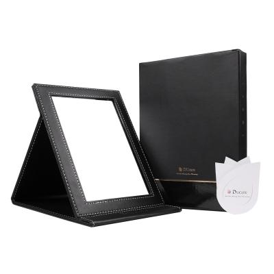 China Classic Black Folding Pocket Mirror DUcare Makeup Mirror Promotion DM001Makeup Mirror for sale