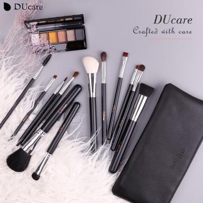 China Angular Blush DUcare Personalized Makeup Brush Set 12 Pcs Kit U1201 for sale