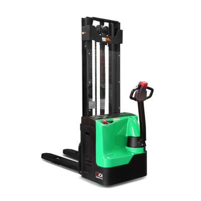 China Factory Purchase Tool 1ton 1.5 Ton Electric Stacker Controller Pallet Truck Full Power Stacker For Sale for sale