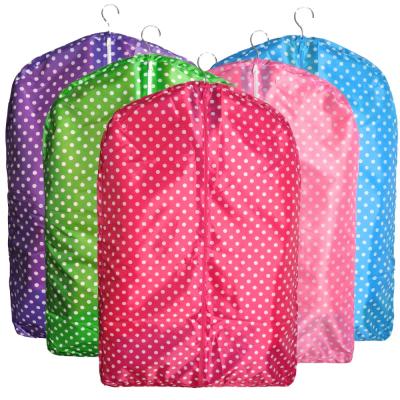 China See Through Dustproof Storage Bag Polyester Garment Bag Cover Suit Clothes Hanging Cover For Home Dorm for sale