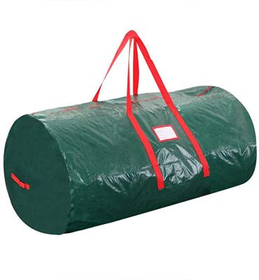 China Sustainable Storage Bag With Handle Holiday Tree Storage Bag With Zipper Christmas Tree Storage Bag for sale