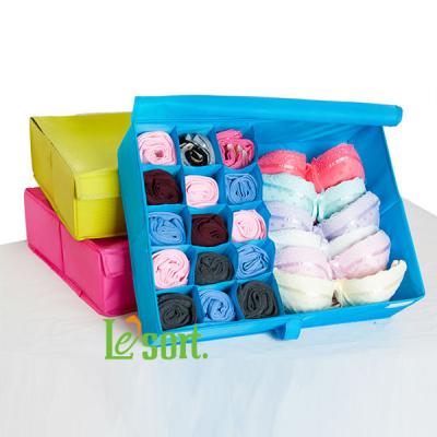 China Viable Customized Fabric Folding Drawer Underwear Organizer for sale