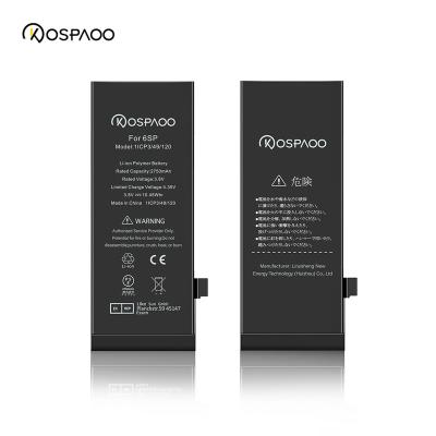 China Brand new high quality consumer electronics KOSPAOO wholesale price high capacity battery for iphone 6splus for sale