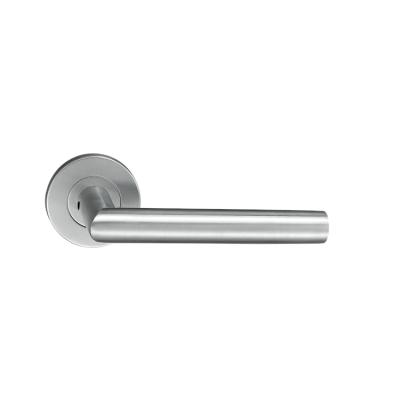 China Factory Modern All Kinds of Entry Interior Door Handle/EN1906 Fire Rated Stainless Steel Lever Handle with Rose Building Hardware for sale